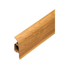 Плинтус ТИС ПЛГ-0028 с коэкструзией дуб комо 56*18*2500 мм - фото