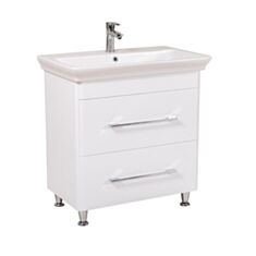 Тумба Aqua Rodos Паола 80см з умивальником Arica - фото