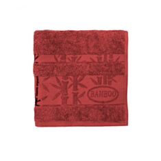 Рушник Romeo Soft Bambu Life 50*90 бордо - фото