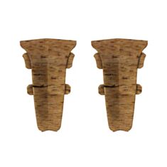 Угол внутренний для плинтуса Arbiton 083 дуб романтик 2 шт - фото