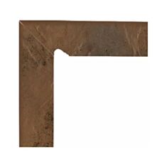 Клинкерная плитка Paradyz Semir beige плинтус левый 30*8,1 см - фото