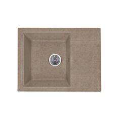 Кухонная мойка Олимпия 02 65*50 см бежевая - фото