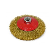 Щітка-крацовка Spitce 18-102 кільцева латунна 100 мм - фото