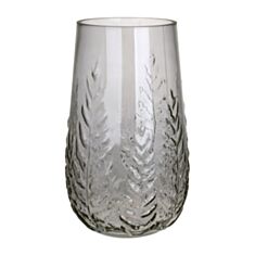 Ваза Bona Di Leaf 591-451 26 см сіра - фото