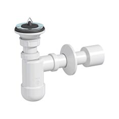 Сифон для умивальника Prevex Basic PR3-D4N35-003 телескопічний з гумовою пробкою - фото