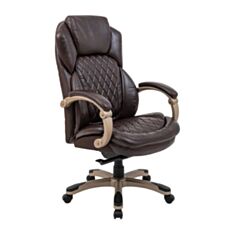 Кресло для руководителя Richman Премио М-2 Кожа Голд коричневое - фото