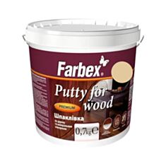Шпаклівка Farbex для паркету дерев’яних та мінеральних поверхонь сосна 0,7 кг - фото