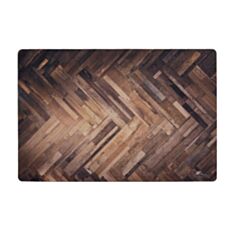 Килимок універсальний Dariana Принт Parket 1000006764 45*75 см коричневий - фото