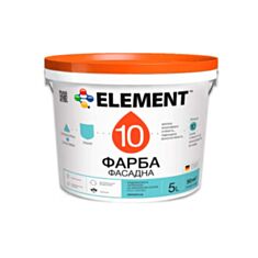 Фасадна фарба силіконова Element 10 10 л білий - фото