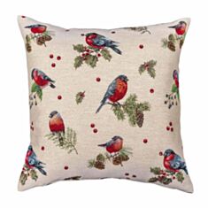 Наволочка гобеленовая Limaso EDEN1066-NV2 Снегири-щедревники 45*45 см - фото