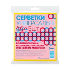 Набір серветок з віскози Добра Господарочка 32*36 см 5 шт - фото