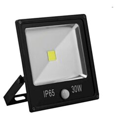 Прожектор Feron LED LL-862 30W 6400K 230V чорний з датчиком - фото