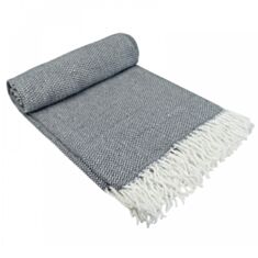 Плед бавовняний Home Line Lanavitta Дюна 155252 140*200 синій - фото