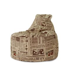 Крісло-мішок УкрІзраМеблі Принт Газета - фото