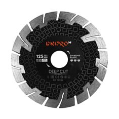 Диск алмазний Dnipro-M Deep Cut 125*22,2 мм - фото