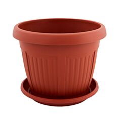 Горщик Алеана Ніколь з підставкою 19*15 см - фото