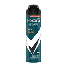 Антиперспірант чоловічий аерозольний Rexona Men невидимий на чорному та білому одязі до 72 годин 150 мл - фото