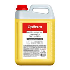 Средство для мойки сантехники Optimum Сантри-гель Лимон 5л - фото