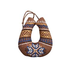 Сувенір кавовий ароматизований Koza Dereza Підкова з синім малюнком 2001005002 - фото