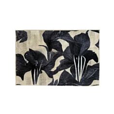 Коврик универсальный Dariana Плюш Цветок 1000010555 60*120 см серый - фото