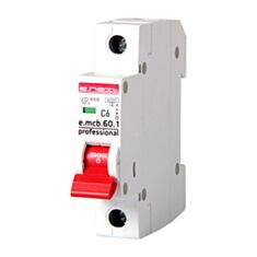 Автоматический выключатель E.NEXT e.mcb.pro.60.1.C 6 new p042006 1P C 6 А 6 кА - фото