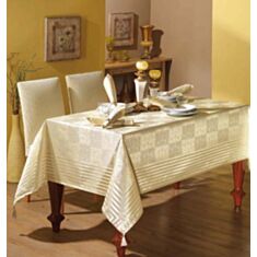 Скатертина Leno Bonzai/Krem 160*220 - фото