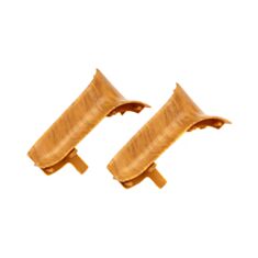 Кут внутрішній для плінтуса ТІС ПЛГВК-0008 з коекструзією дуб шервуд - фото