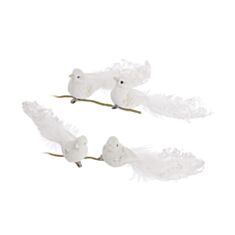 Елочное украшение Птица на прищепке BonaDi 743-300 - фото