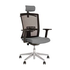 Крісло офісне Nowy Styl Stilo R HR SFB AL70 OH/14 ZT-13 сіре - фото