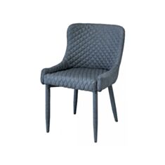 Стілець обідній Chicago синій стебнована тканина - фото