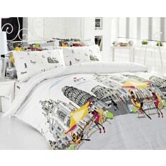 Комплект постельного белья Romeo Soft Ranforce Rome 200*220 - фото