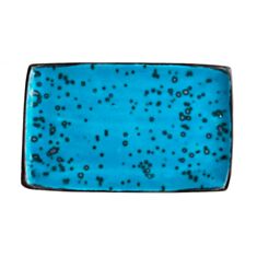 Тарілка Manna ceramics Тіффані 2226 16,5*26 см синя - фото