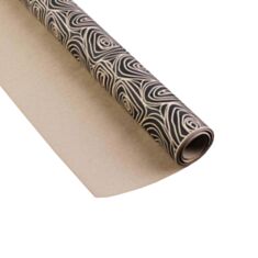 Бумага упаковочная крафтовая LaPrida 255-1074 Черная роза - фото