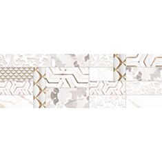 Плитка для стен Intercerama Calacatta Duo 234071-1 30*90 см светло-серая - фото