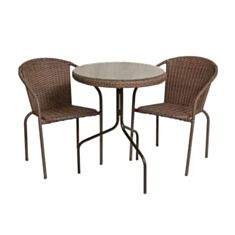 Комплект садовой мебели Rattwood Космея табак - фото