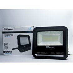 Прожектор Feron LED LL-670 70W 6400K 230V черный IP65 - фото