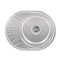 Кухонная мойка Kroner KRP-Polierte 5745 0,6 мм 180 мм 57*45 см полированная - фото