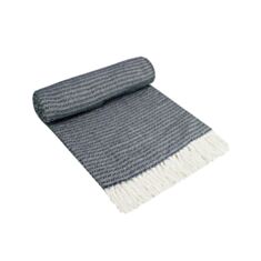 Плед бавовняний Home Line Lanavitta Бісер 155251 140*200 синій - фото