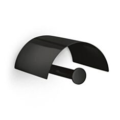 Тримач для туалетного паперу Lineabeta Baketo 5203.22 з кришкою чорний - фото
