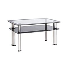 Столик журнальний скляний Daria C матовий - фото