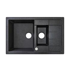 Кухонная мойка Adamant Anila Plus 77,5*49,5*20 см графит - 13 - фото