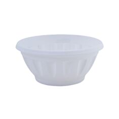 Горщик Алеана Жана з підставкою 24*11 см білий - фото