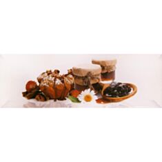 Плитка Атем Florian декор Plum 10*30 білий - фото