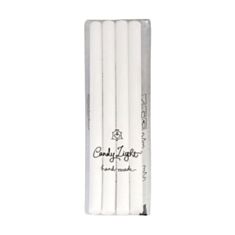 Набор свечей Candy Light С013*235/1 4 шт белые - фото