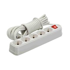 Удлинитель Profitec PRFGRP 1010500203 5 гнезд 3 м с заземлением и выключателем - фото
