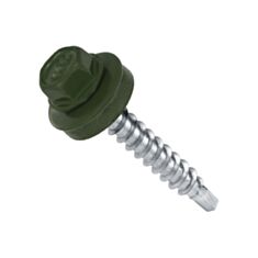 Саморез кровельный Wkret-Met RAL6020 4,8*35 мм темно-зеленый - фото