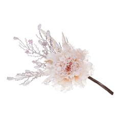 Штучна квітка BonaDi 832-250 Піон 30 см кремова - фото