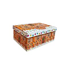 Коробка подарункова Дім Упаковки Пряничний будинок 1110102704 25*18*10,5 см - фото