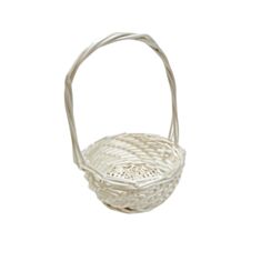 Корзина пасхальная Decorize отбеленная 6938 33 см - фото
