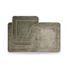 Набор ковриков для ванной и туалета Dariana какао - фото